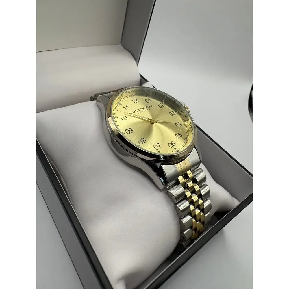 London Fog Collection Womens Watch Two Tone with Champagne Dial NWT